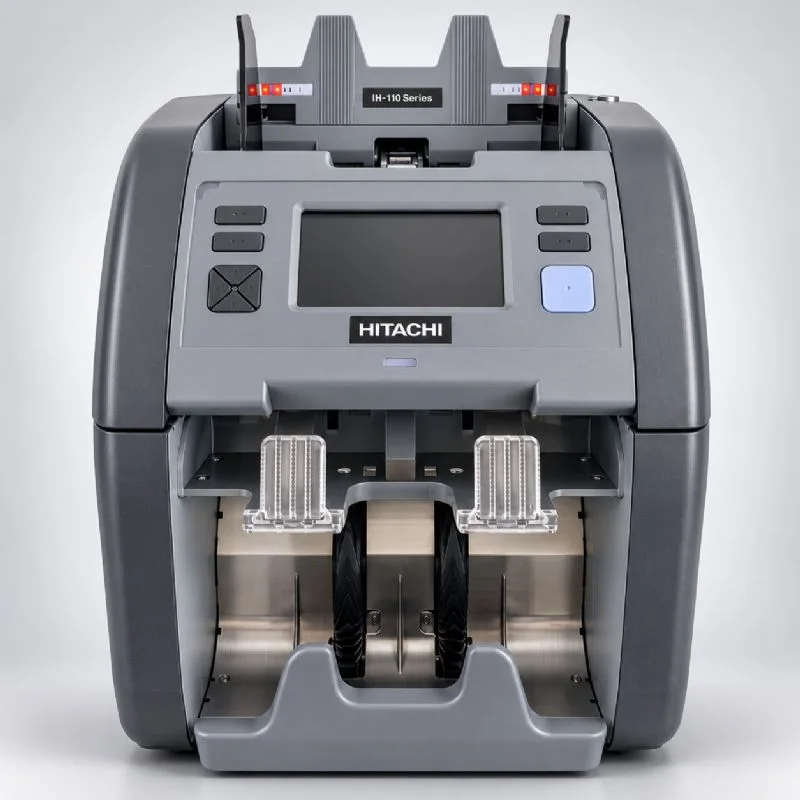 Hitachi-Hunter Ih-110 İki Katlı, 20 Ülke Kombinasyonlu Karışık Para Sayma Makinesi